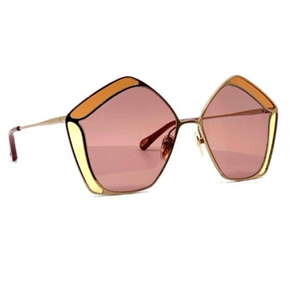 Chloé CH0026S Gemma metal & acetate pentagon frame sunglasses w/ case
MSRP $530 main image 16